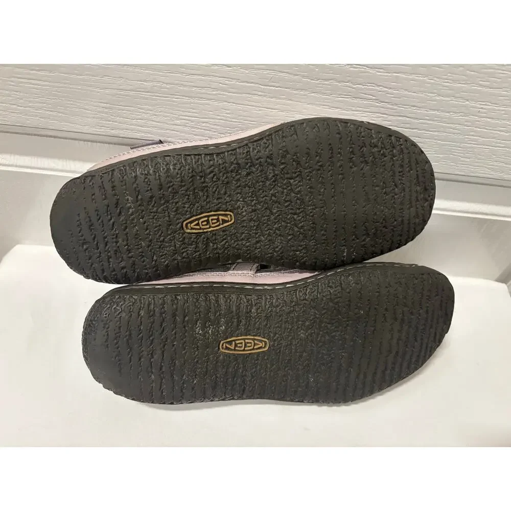 KEEN Mary Jane Flats Lavender Gray Canvas Leather Comfort Shoes Women’s US 9.5